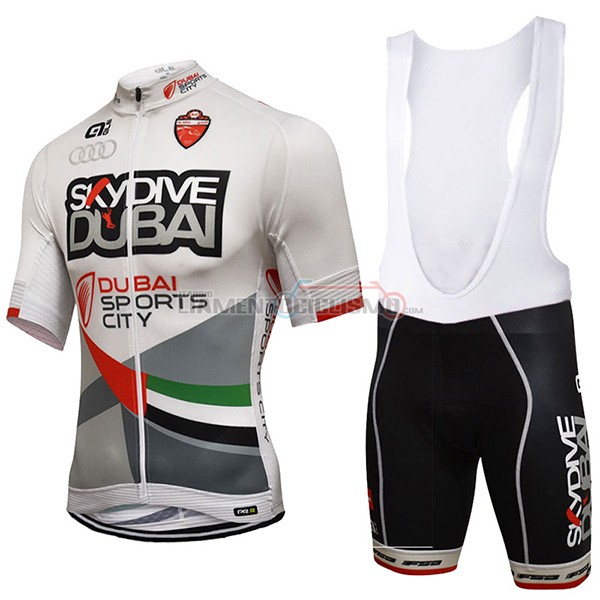 Abbigliamento Ciclismo Dive Dubai 2017 bianco